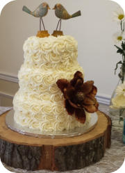 Rose Wedding Cake 