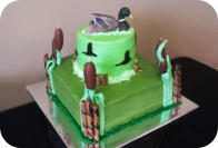 Duck Hunting Groom's Cake
