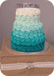 Rose Wedding Cake