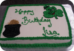 St. Patrick's Day Cake