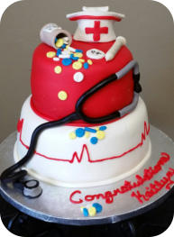 Nurse Graduation Cake