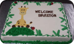 Custom Baby Shower Cake