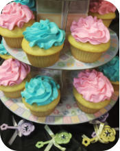 Gender Reveal Cupcakes
