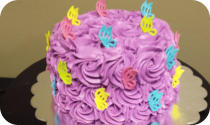 Butterfly Rose Birthday Cake