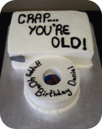 Crap You're Old Birthday Cake