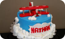 Airplane Birthday Cake