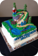 Custom 60th Birthday Cake