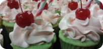 Cherry Limeade Cupcakes