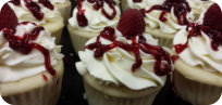 White Chocolate Raspberry Cupcakes